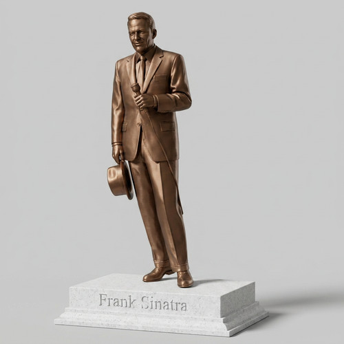 Frank sinatra statue ol - statue, ol’